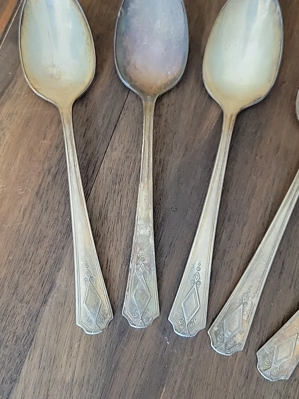 Simeon L & George H Rogers Company Oneida Vintage Silver Plated Serving Spoons
